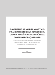EL GOBIERNO DE MANUEL MONTT Y EL FINANCIAMIENTO DE