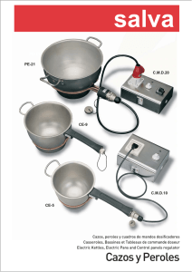 Catalogue de Casseroles et bassines pour pâtisserie de Salva Group