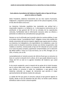 Carta abierta al presidente del Gobierno Español sobre el tipo