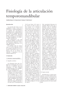 Fisiología de la articulación temporomandibular