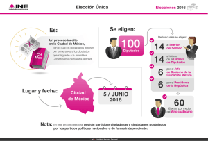Es: Se eligen: - Instituto Nacional Electoral