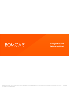 Bomgar Connect - Guía Jump Client