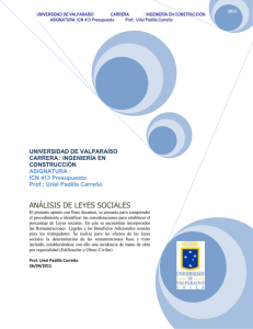 ANÁLISIS DE LEYES SOCIALES