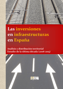 Las inversiones en infraestructuras en España