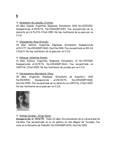 Katenbach de Lamelza, Cristina: 20 años. Casada. Argentina