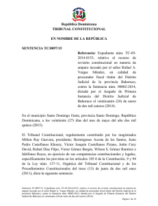 Sentencia TC 0097-15 C - Tribunal Constitucional de la