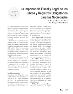 La Importancia Fiscal y Legal de los Libros y Registros Obligatorios