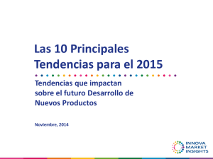 Las 10 Principales Tendencias para el 2015 de Innova Market