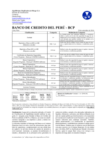 banco de credito del perú - bcp