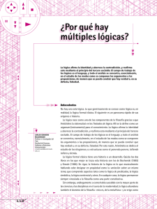 ¿Por qué hay múltiples lógicas? - Universidad Externado de Colombia