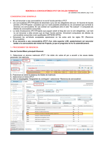 RENÚNCIA A CONVOCATÒRIES D`FCT EN CICLES FORMATIUS