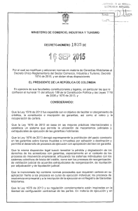 decreto 1835 del 16 de septiembre de 2015