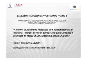 “Network in Advanced Materials and Nanomaterials of industrial