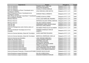 Dependencia Nombre Delegado al Campo5 Anexo de Ingeniería