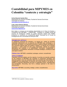 Contabilidad para MIPYMES en Colombia