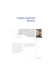 Procesos industriales: refinación