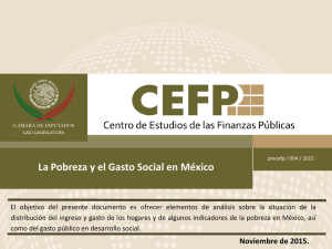 La Pobreza y el Gasto Social en México