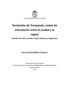 Terminales de Transporte, nodos de articulación entre la ciudad y la