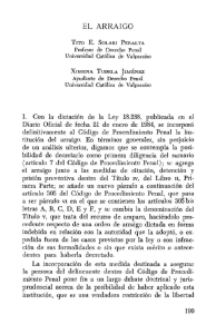 el arraigo - Revista de Derecho de la Pontificia Universidad Católica