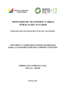 Volumen 3 - Ministerio de Transporte y Obras Públicas