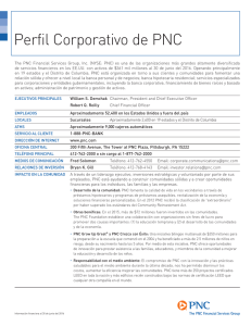 Perfil Corporativo de PNC