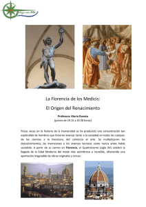 La Florencia de los Medicis: El Origen del