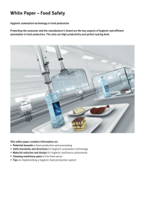White Paper - Food Safety