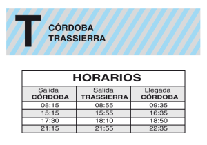 Horarios Linea T