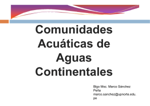 Comunidades Acuáticas de Aguas Continentales