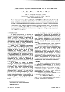 Codiﬁcación del espectro de nutación en la fase de la señal de RCN