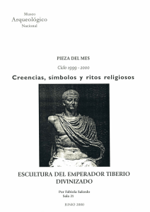escultura del emperador tiberio divinizado