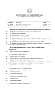 derecho administrativo - Universidad Católica Argentina
