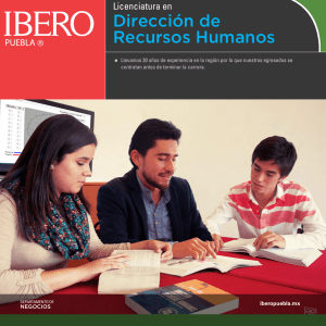 Dirección de Recursos Humanos - Universidad Iberoamericana