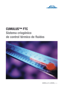 CUMULUS™ FTC Sistema criogénico de control