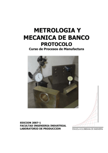 metrologia y mecanica de banco - Escuela Colombiana de Ingeniería