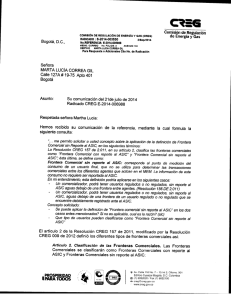 CREE - CREG Comisión de Regulación de Energía y Gas