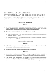 estatuto de la comisión interamericana de derechos humanos
