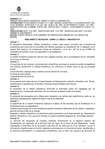33 RegCEDULA URBANISTICA - Ayuntamiento de Valladolid