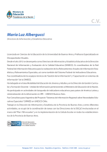 CV María Luz Albergucci