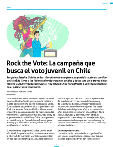 Rock the Vote: La campaña que busca el voto juvenil en Chile