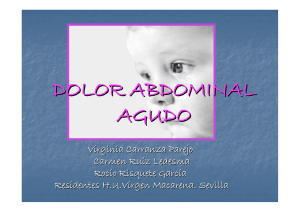 DOLOR ABDOMINAL AGUDO