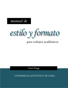 manual de - Universidad Adventista de Chile