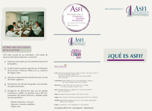 ¿Qué es ASFI?