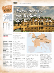 parís, Londres, Ámsterdam y Capitales Imperiales