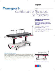 Transport® Camilla para el Transporte de Pacientes