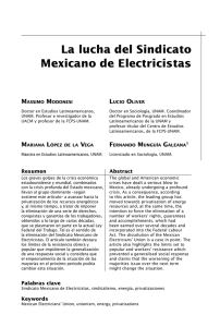 La lucha del Sindicato Mexicano de Electricistas