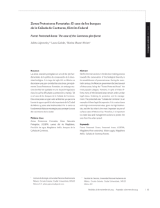 Zonas Protectoras Forestales - Investigación ambiental Ciencia y