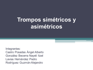 Trompos esféricos simétricos y asimétricos