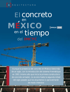 El concreto en México en el tiempo del IMCYC