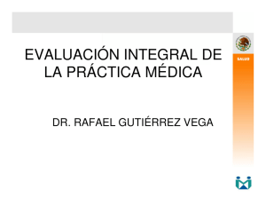 evaluación integral de la práctica médica